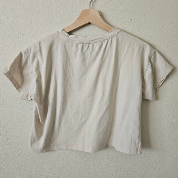 Arait Cropped Bullhead Feather Tee - Relaxed Fit XS - Picture 2 of 8